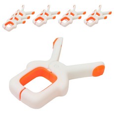 多用途大型曬衣夾, 珊瑚白, 10個