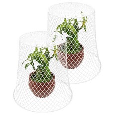 마샤투 원예 식물 보호망 덮개, 화이트, 2개