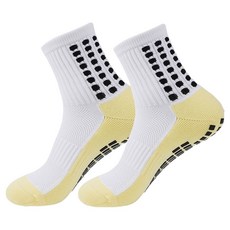 D'stif 防滑足球中筒運動襪, 5個, 白色