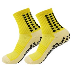 D'stif 防滑足球中筒運動襪, 5個, 黃色