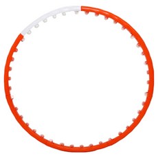 나리아 웨이스트 뷰티라인 후프, 1kg, 오렌지 + 화이트, 1개