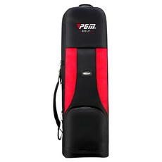 PGM Golf 高爾夫可折疊航空包雙層飛機包 加厚型 PG151, 黑紅色