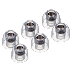 AZLA Mithril 醫療級不銹鋼核心 優質LSR耳塞 3種尺寸組合 MS + M + ML, 單一顏色, 1套, 單一商品