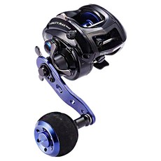 Abu Garcia SALTY MAX PLUS 單把 小烏龜 捲線器 SAMAXPlus 右捲 1434787, 紫色, 1個