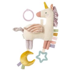 itzy ritzy 搖鈴感統玩偶 童話獨角獸, 米色, 1個