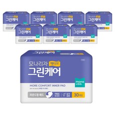 mona LISa. 男女通用 Active Green Care 成人圓形襯墊, FREE(onesize), 30入, 8個