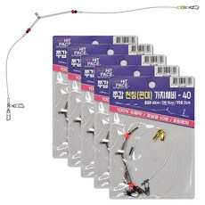 HIT PACE 小章魚墨魚天平支線釣組, 5個, 1入