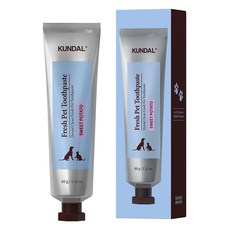 쿤달 반려동물 덴탈 클린 프레쉬 펫 치약 고구마향, 60g, 1개 60g, 1개