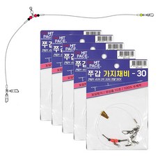 히트페이스 쭈꾸미 갑오징어 가지채비, 5개, 1개입