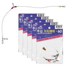 히트페이스 쭈꾸미 갑오징어 가지채비, 5개, 1개입