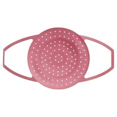 Rivo 多用途便利矽膠蒸籠 粉紅色 小號, 1個, 35cm