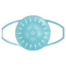 Libo 多用途便利矽膠蒸籠 藍色 大號, 1個, 42.5cm