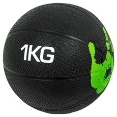 루아즈 크로스핏 헬스 홈트레이닝 메디신볼, 초록, 1개, 1kg