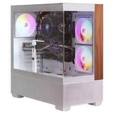 주연테크 2025 카운터 D6 코어Ultra7 인텔 14세대 지포스 RTX 5070 Ti, 화이트, D6265KF57T-W, 1TB, 32GB, Free DOS