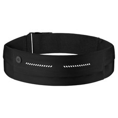 HnEx 초경량 벨크로 러닝벨트, 블랙, 1개