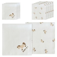 베이비앤아이 순면 나염 손수건 10p