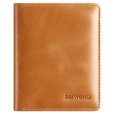 BanYaNu 男士 Homme 超薄牛皮短夾