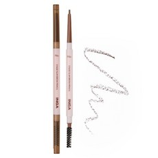 INGA Cosmetics Stage 1mm 纖細眉筆 0.03g, 01 深棕色, 1個