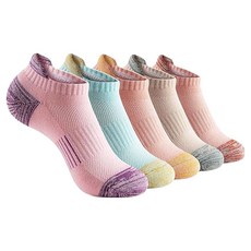 All Trend 女用舒適運動襪 10雙組, 粉紅色, 薄荷綠, 橘色, 米色, 棕色, 1套