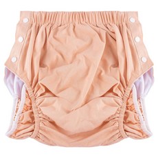 幸福夢想 可水洗防漏安心成人純棉衛生尿布 橘色, 1個, 1入