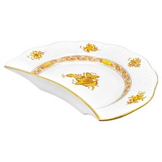 Herend 아포니 크레센트 플레이트 188, 옐로우, 1개