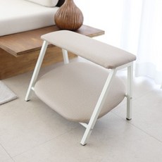 숲속애 2단 쿠션 발받침대, 브라운