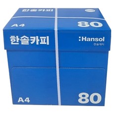 한솔제지 복사용지 80g, A4, 2000개