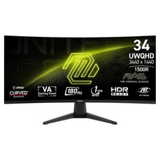 MSI 微星 MAG 34吋 曲面 電競 顯示器 VA UWQHD MAG 346CQ 180Hz 1500R 1ms HDR Ready 3440 x 1440 3年保固