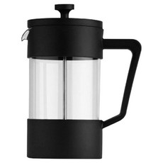 Edish 法式濾壓壺/法壓壺/多功能手沖壺 350ml, 黑色, 1個