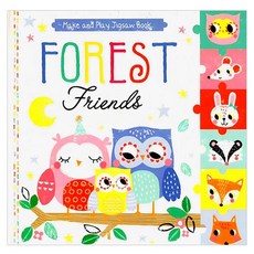 Forest Friends - Children's Make & Play Jigsaw Book, North Parade Publishing