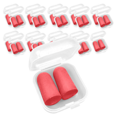 DK ONE 可愛防噪音耳塞 紅色A 1.4 x 2.8 cm, 20個, 2入