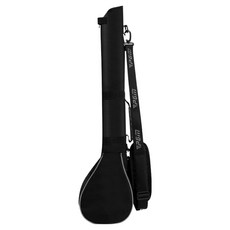 PGM Golf 高爾夫球折疊小槍包 可裝球杆 3支 PG156, 黑色 + 銀色, 1個