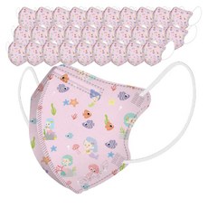 러블리앙즈 씬라이트 새부리형 마스크 유아동용 초소형 1~3세, 10개입, 5개, V11 머메이드