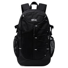 yale 半網眼束帶後揹包, 黑色
