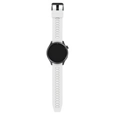 NURUN 스마트워치 컬러 실리콘 스트랩 22mm, 화이트, 1개