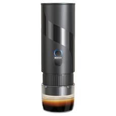 Seekis 迷你便攜義式膠囊咖啡機 充電式電動咖啡萃取器 小型隨身咖啡機, KFJ-2S-S1201C1, 黑色