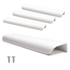 Sonjabisesang 半月形翻蓋傢俱把手 230, 白色, 4個