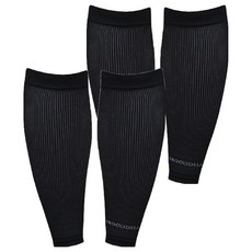 크로커다일 종아리 압박 보호대 2족1세트, 블랙, 2세트