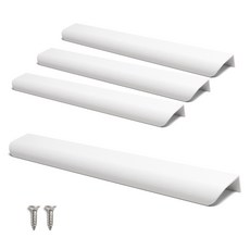 Sonjabisesang 半月形翻蓋傢俱把手 320, 白色, 4個