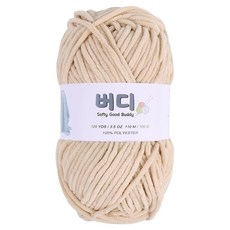 마마니트 버디 뜨개실, 1개, 7 파스텔베이지