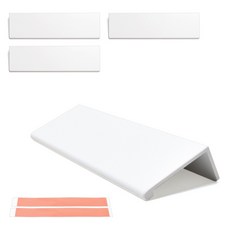 Sonjabisesang 免鑽孔黏貼式水滴翻蓋傢俱把手 140, 白色, 4個