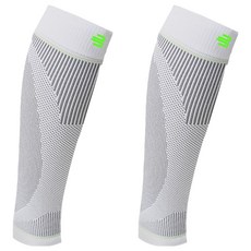 바우어파인트 카프슬리브 Sports Compression Lower Leg 종아리 보호대 엑스롱, 화이트, 2개