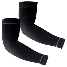 바우어파인트 Sports Compression 팔 보호 암슬리브 롱, 블랙, 2개