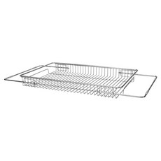 stopia 無研磨劑 304不鏽鋼 瀝水架系列 水槽瀝水板 碗盤瀝水架, 銀色, 1個