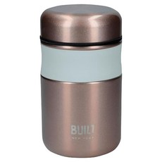 BUILT 不鏽鋼真空保溫食物壺 BLT-JAR-RG, 玫瑰金, 1個, 490ml