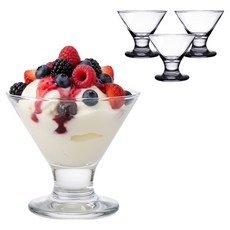 다이아글라스 유리 임페리얼 아이스크림잔 225ml, 4개