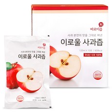 바로이즙 이로울 사과즙 10p, 1.2L, 1개