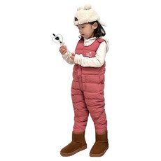 C 오리 패딩 오버롤
