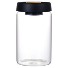 BOACUP 咖啡豆玻璃按壓真空罐 一般款 1.2L, 透明色, 1個