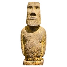 Home Mart 摩艾石像 客廳室內裝飾, S 自然綠